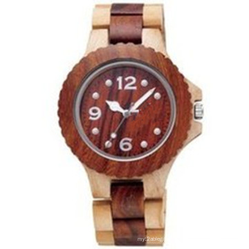 2015new Style vente chaude Pas Cher 2015men Montres de Poignet Usine OEM En Bois Montre-Bracelet